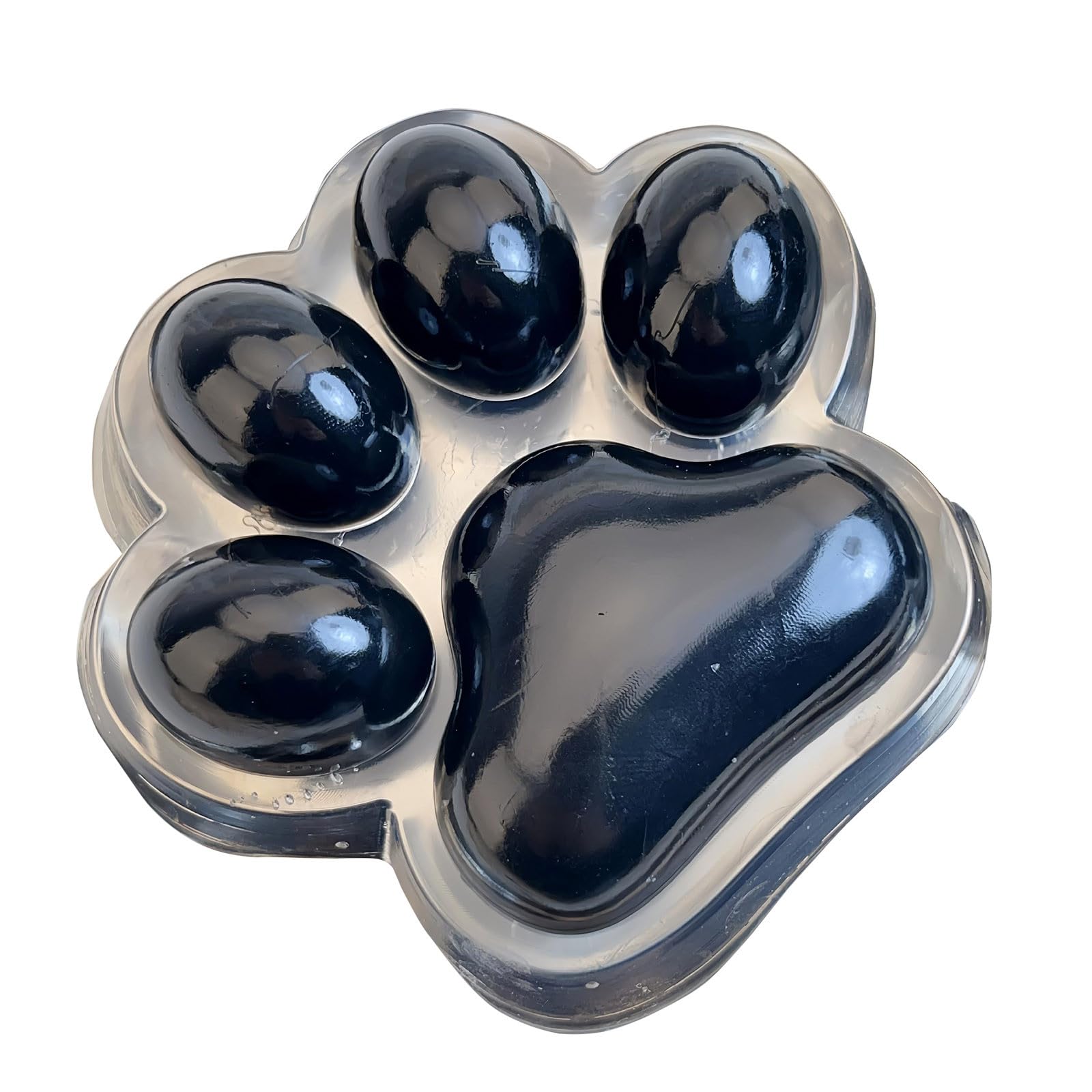 Games Sausage U Ltra Soft & Transparent Cat Paw Squishy Perfect Paw Squishy For Adults Stress Relief Cat Fidget Games Sausage (Black, 10cm)