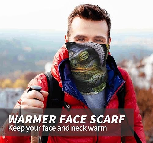 Miniatura 6 de Máscara facial para bufanda cubierta para cuello polaina transpirable resistente al viento bandana para la cabeza
