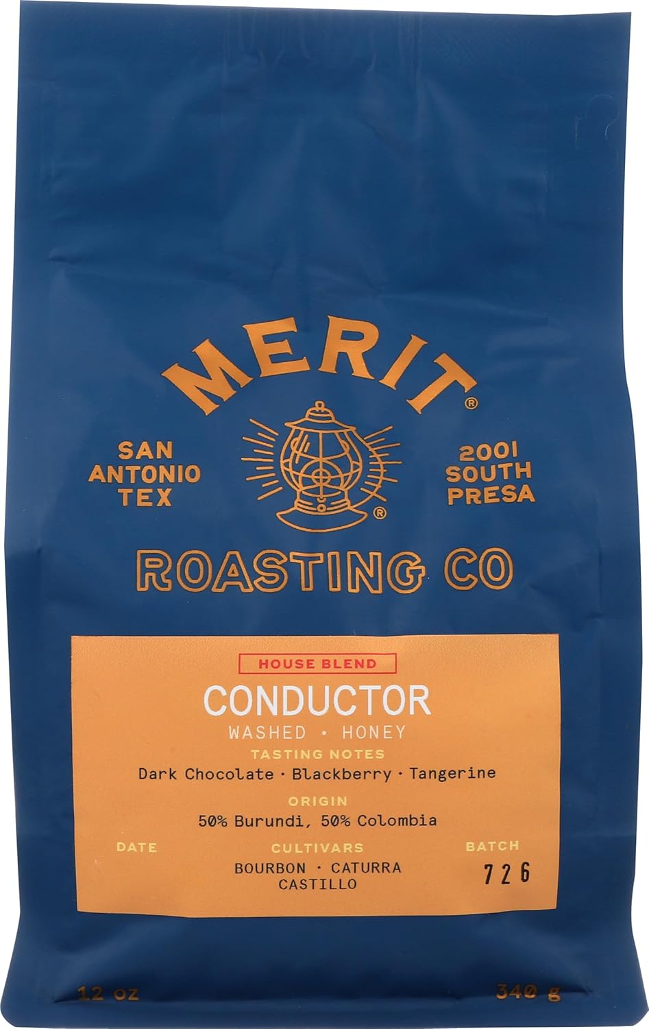 Merit Coffee Conductor Blend Coffee, 12 Oz