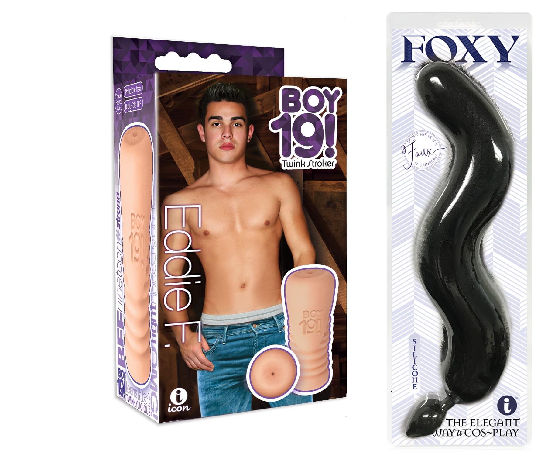 tbfe super sex toy Amazon.com: Sex Toy Bundle of Boy 19! Twink Stroker, Eddie F. and Icon  Brands Soft Fluffy Black Faux Fur Fox Tail with Silicone Butt Plug : Health  & Household