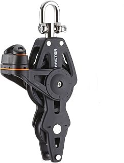 Mastervoyage 【Master】60mm Single/Swivel/Fiddle/Becket/Cleat Plain Bearing Sailboat Block