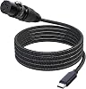 Cable XLR a USB C de 6 pies, cable de micrófono USB C a XLR hembra trenzado en nylon para iPhone 15, Samsung, Google, HTC, Xiaomi, tablets y laptops 1