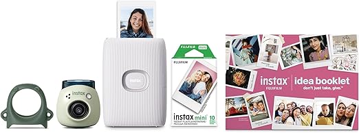 Fujifilm INSTAX PAL Digital Camera & INSAX Mini Link 2 Smartphone Printer Bundle