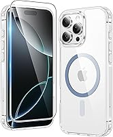 Vista 88 de FNTCASE Funda para iPhone 15 Plus: Fundas magnéticas transparentes para teléfono con protector de pantalla compatible con Magsafe Slim Anti