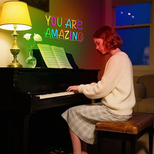 Miniatura 6 de Letrero de neón con texto en inglés "You Are Amazing Light" para decoración de pared, luz para dormitorio, hogar, bar, cueva, fiesta, guardería,