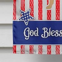 Vista 1281 de Caroline's Treasures BB4243GF Bandera de jardín con texto en inglés «Merry Christmas» con texto en inglés «Merry Christmas», bandera decorativa