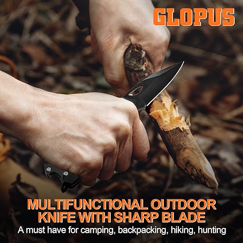 Miniatura 5 de Mosquetón multiherramienta con navaja de bolsillo, regalos del día del padre de hijaesposahijo con cuchillos plegables, abrebotellas, rompeventanas,