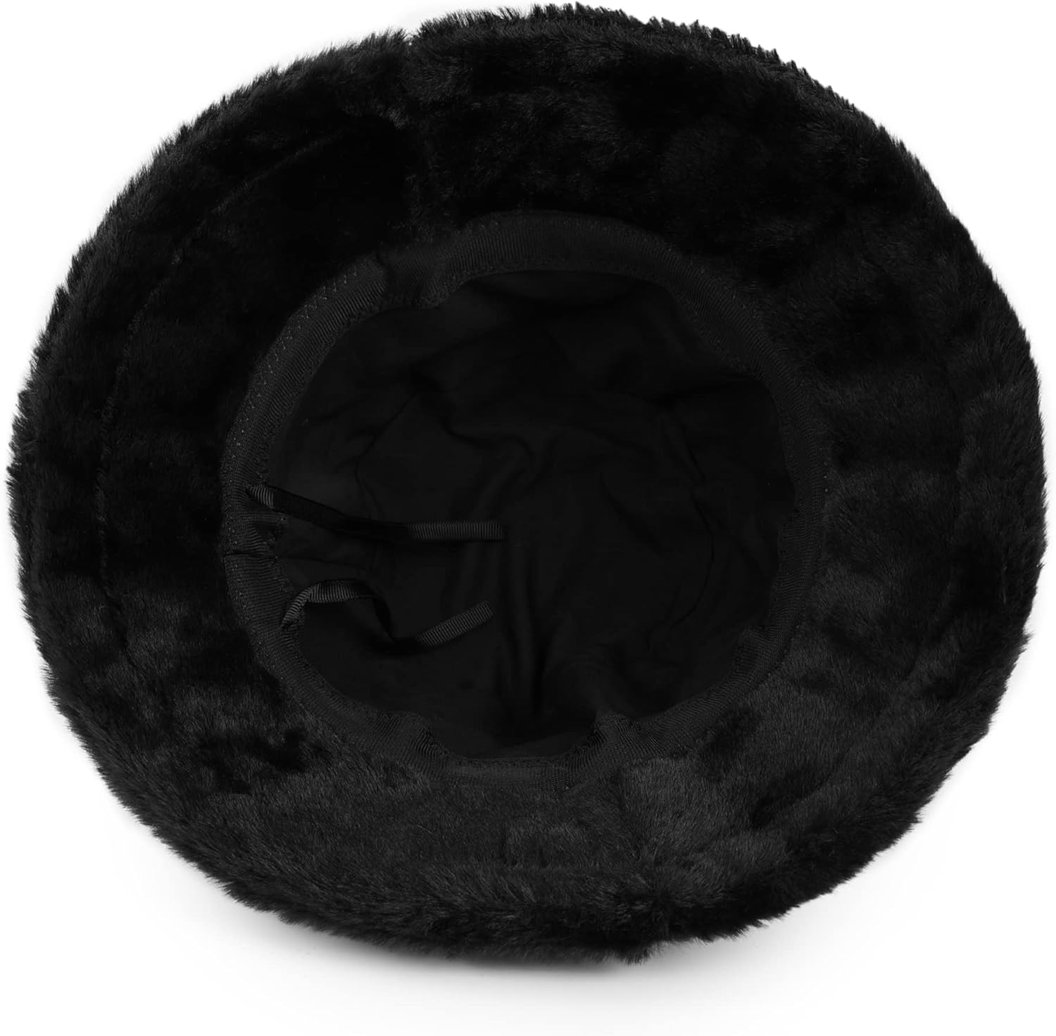 Umeepar Winter Faux Fur Fuzzy Bucket Hat Fluffy Warm Hat for Women Men - Image 3