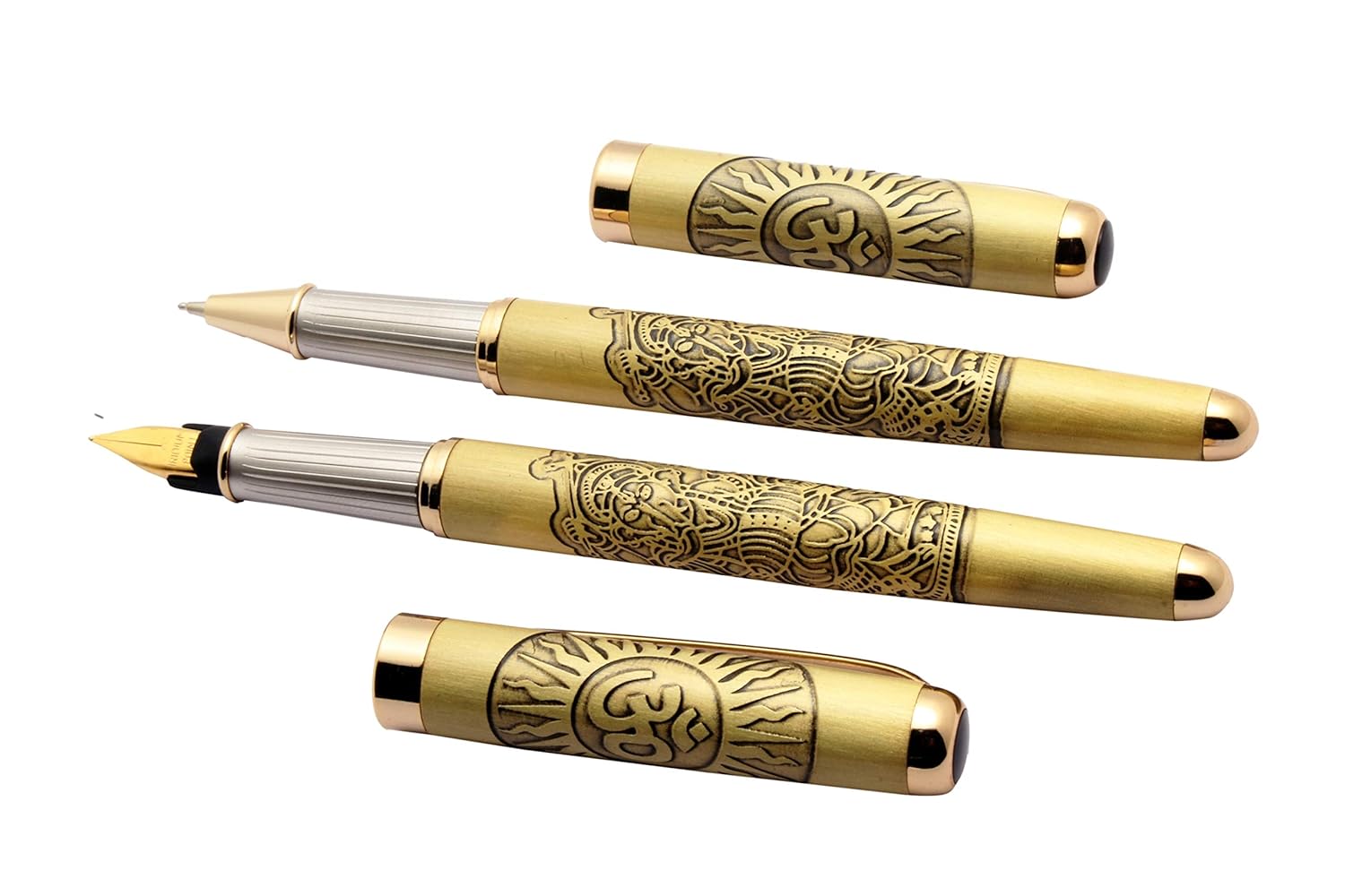 Ledos Exclusive Dancing Ganesh & OM Engraved Special Edition Fountain