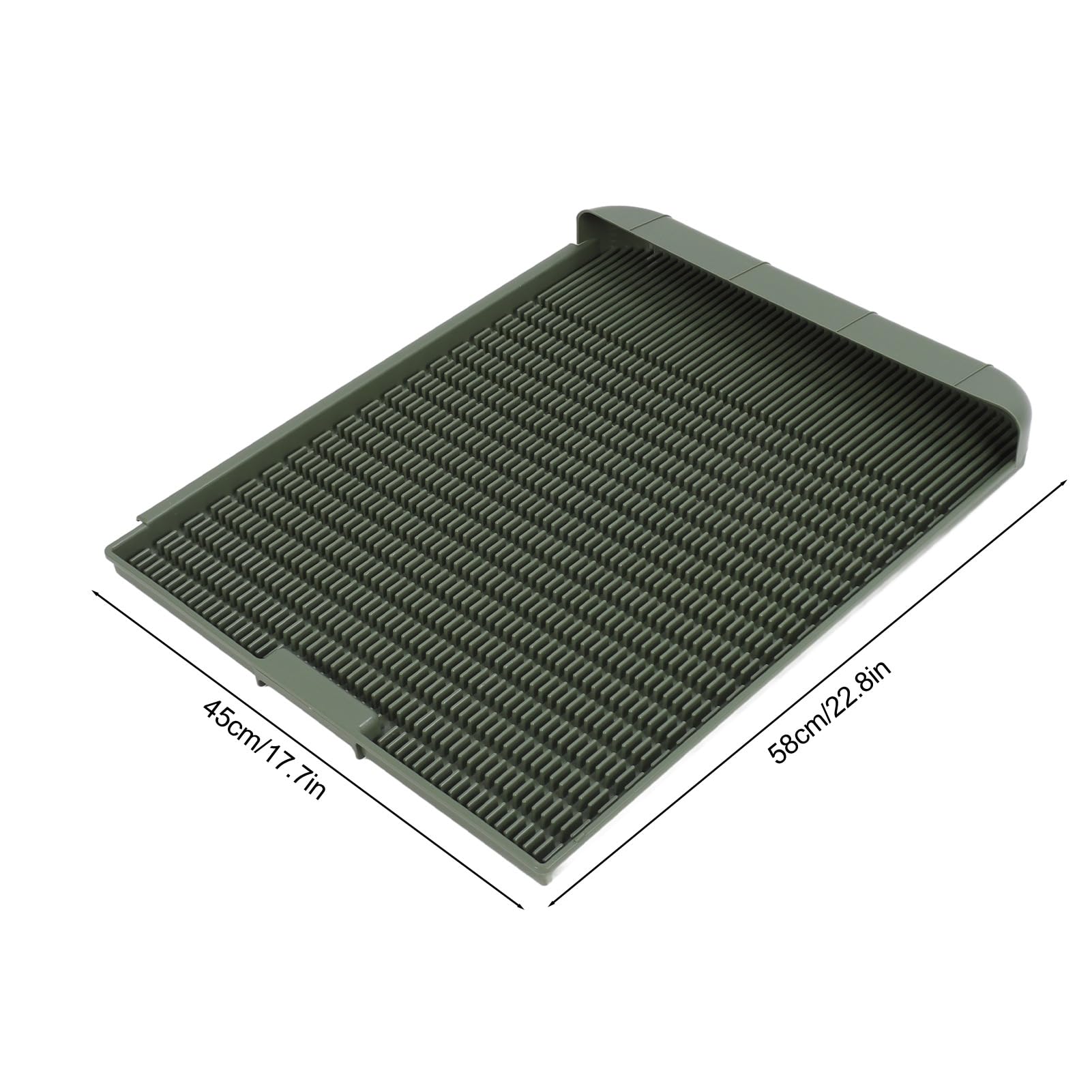 Support de Tapis de Pipi, Plateau d'apprentissage de la propreté pour Chiot, Bac à Litière pour Chiot, Toilettes pour Animaux Domestiques, Support de Tapis de Dressage,