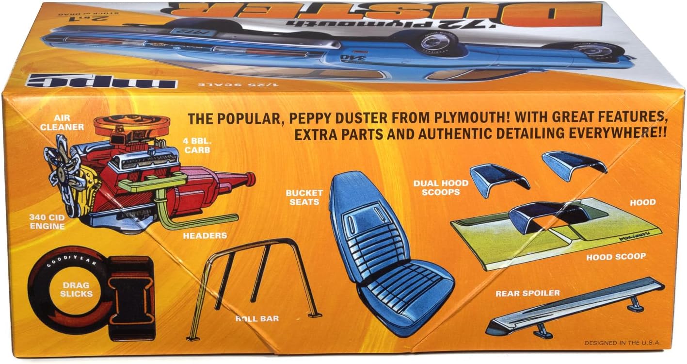 MPC 1972 Plymouth Duster 1:25 Scale Model Kit