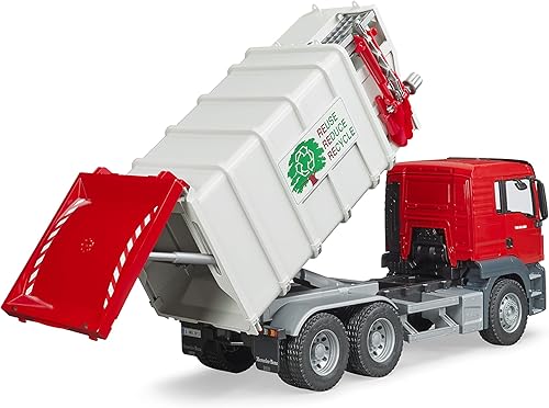 Miniatura 3 de Bruder Toys 03761 Man TGS - Camión de basura de carga lateral