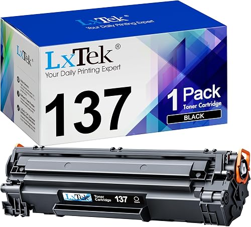 LxTek Compatible Toner Cartridge Replacement for Canon 137 CRG137 9435B001AA to use with ImageClass D570 MF232w MF236n MF216N MF227dw LBP151dw Printer (1 Black)