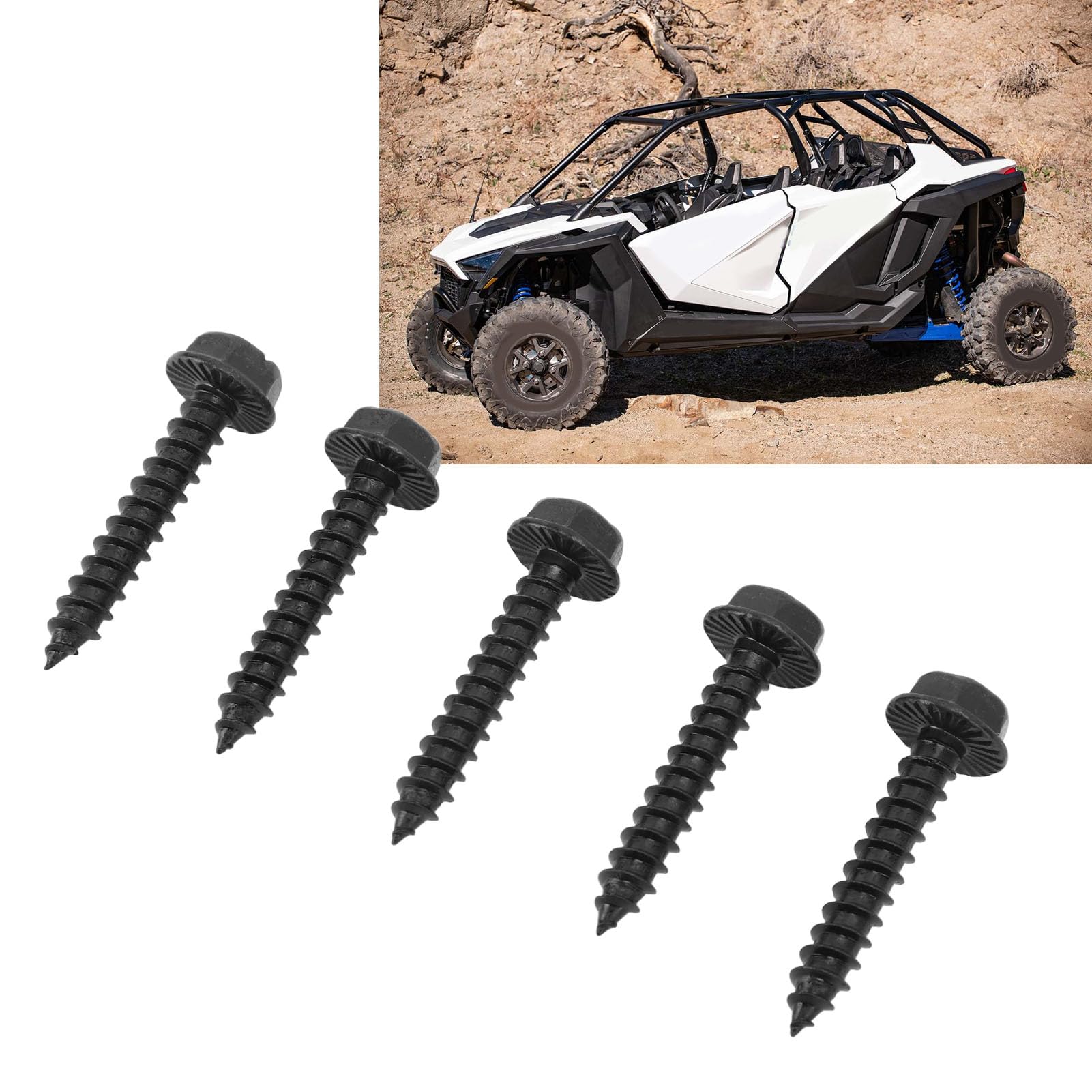 VOBOR Bulloni a Vite del Coperchio della Frizione 5 Pcs ATV 7519330 per Polaris RZR 570 900 1000