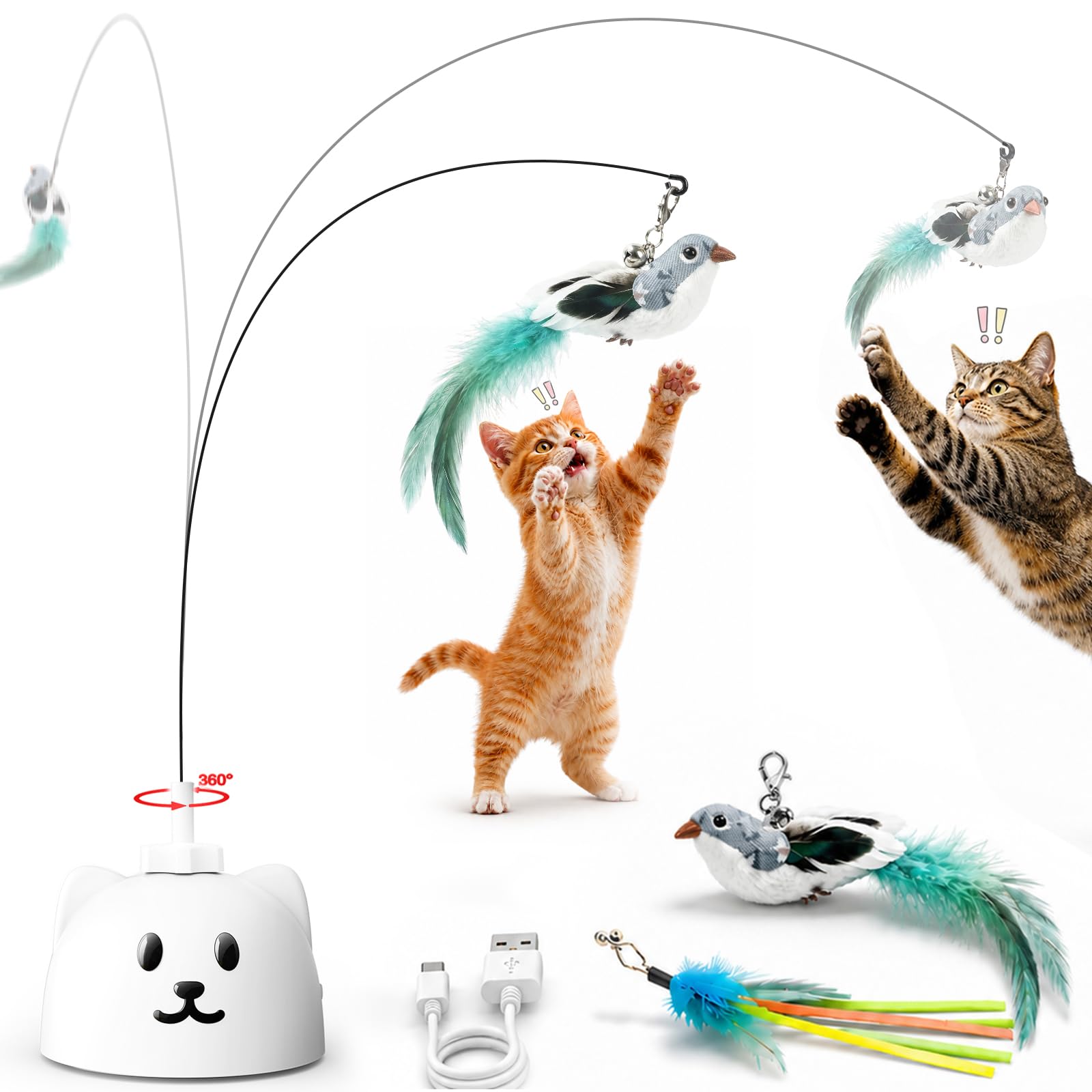 CATPICK Flying Bird Cat Toy