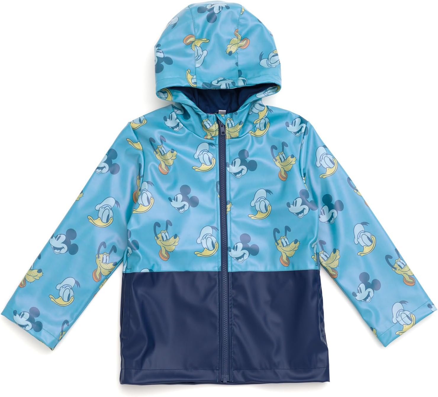 Disney Zip Up Waterproof Rain Jacket Toddler to Little Kid Sizes (3T - 7)