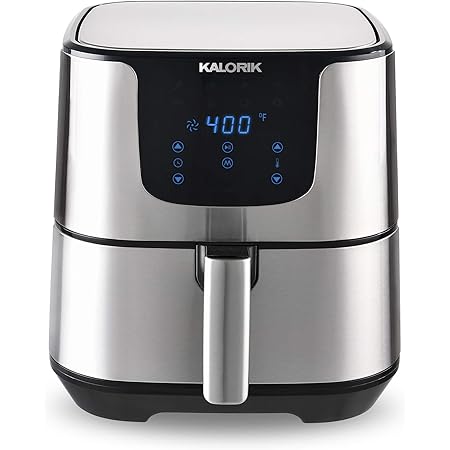 Kalorik XL Smart Fryer Pro with Trivet, Stainless Steel