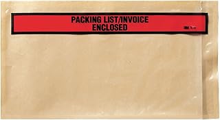 3M TOP PRINT PACKING LIST ENVELOPE PLE-T4, 5-1/2 IN X 10 IN, 1000 PER CASE