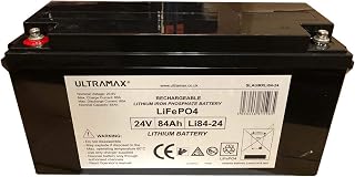 Ultramax 24v 85Ah LiFePO4 Lithium Iron Phosphate Deep Cycle Uninterruptible Power Supplies (UPS) Battery