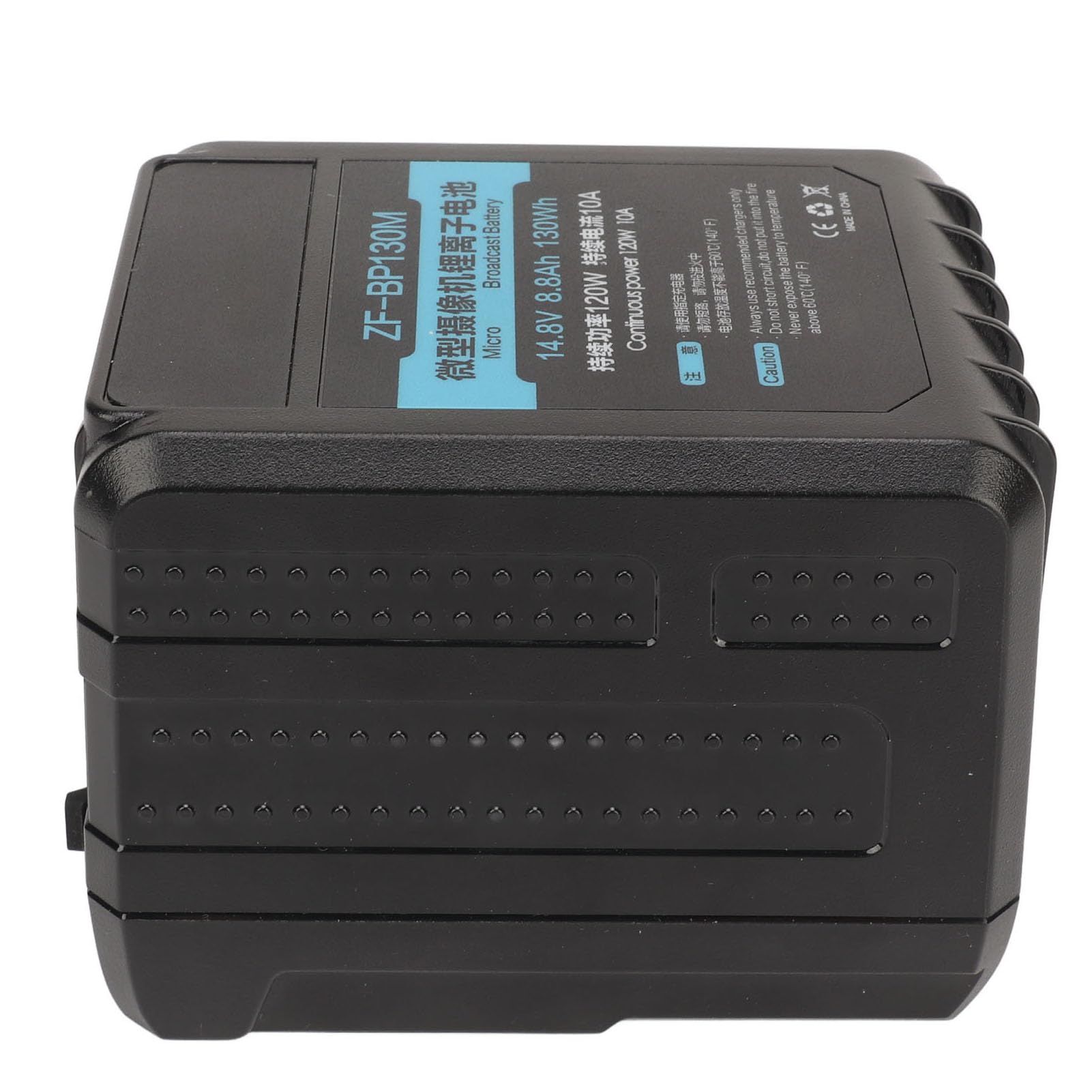 AMONIDA Batteria da 130 Wh con Attacco a V Ad Alta capacità, Leggera e Portatile per Apparecchiature Video, Potenza 8800 MAh, Ideale per i Fotografi