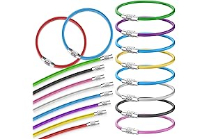 Oicumic 18 Pack Durable Cable Key Chain