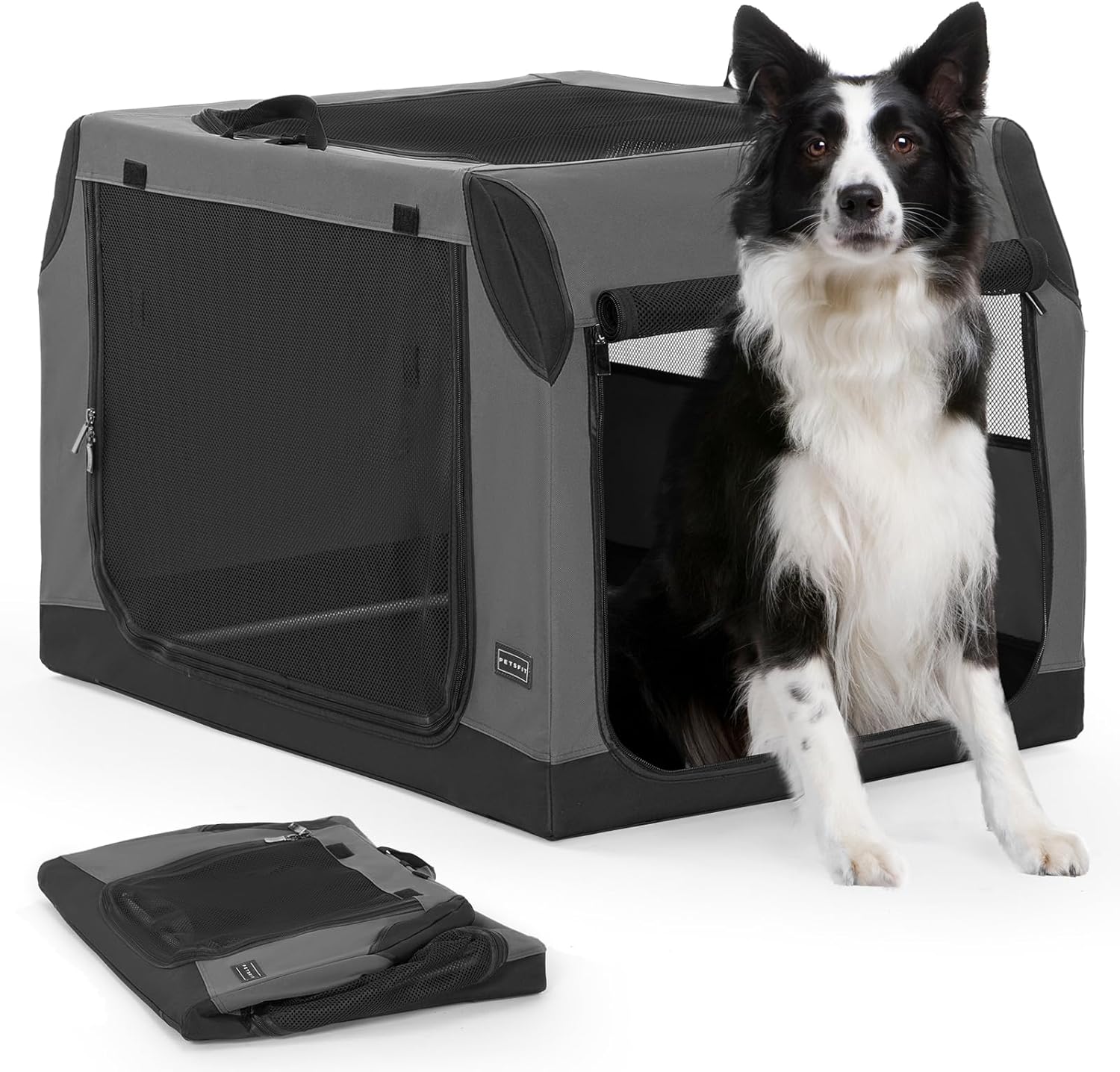 Petsfit Dog Crates for Large Dogs, Easy On The Go, Easy to Stow