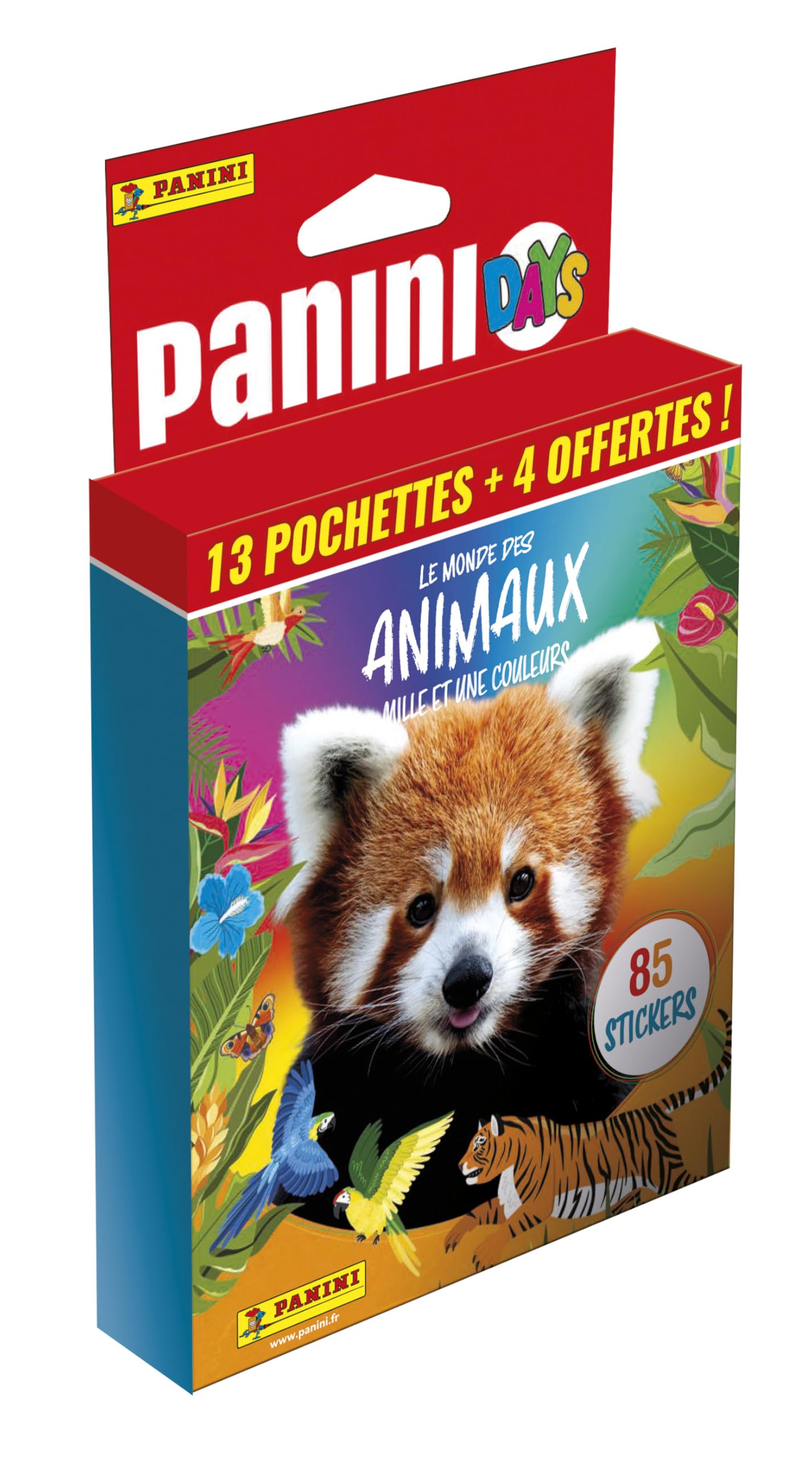 Panini Animaux 2025 Blister Pack of 13 Pouches + 4 Free