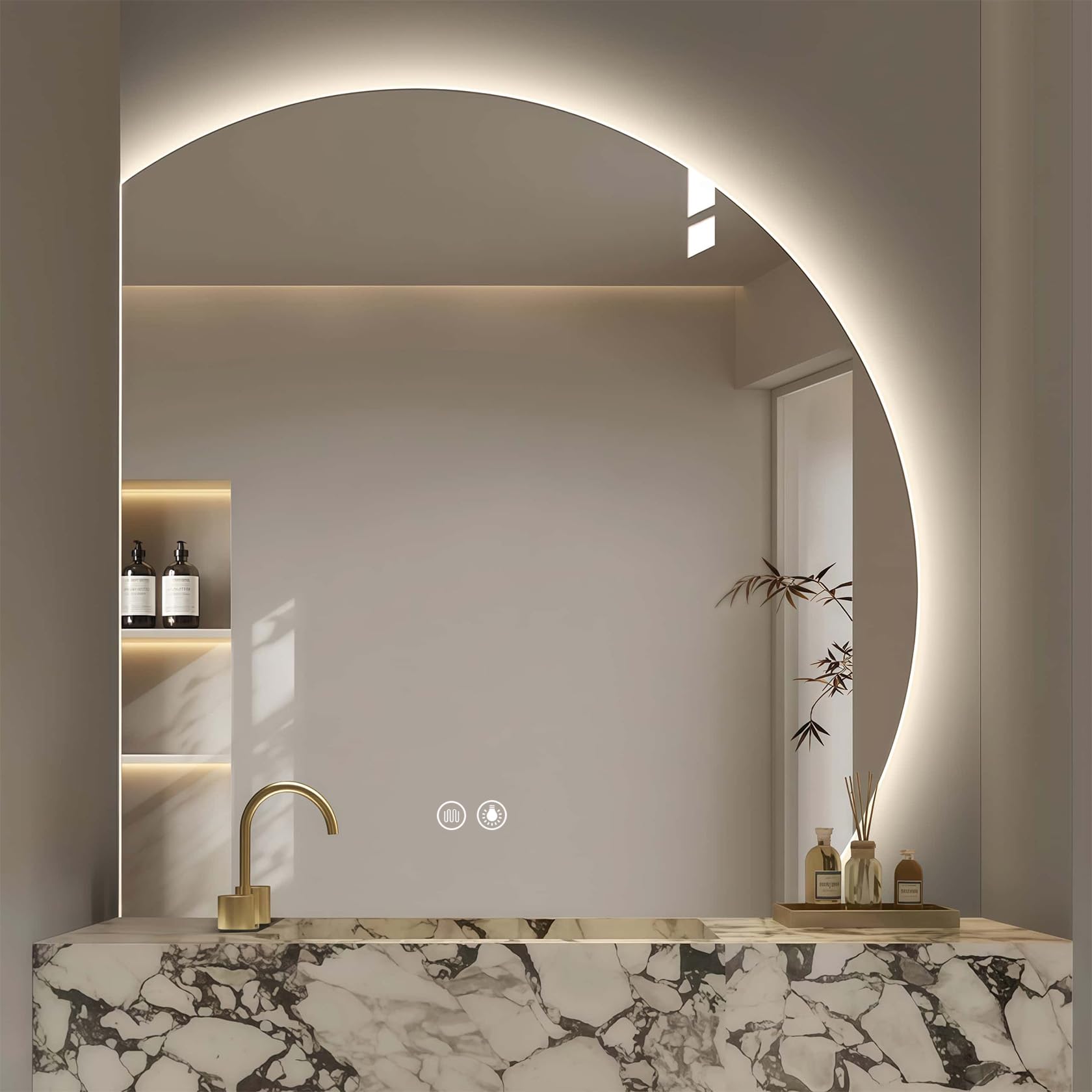 Miroir intelligent anti-buée pour en finir avec la condensation