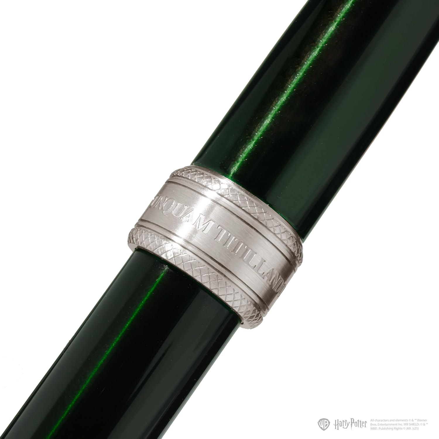 Ferris Wheel Press, Warner Bros., Official Licensed, Harry Potter, Joule Pen, Slytherin House, Secrets Etched in Silver and Gold, Gold Plated No. 6 Nib
