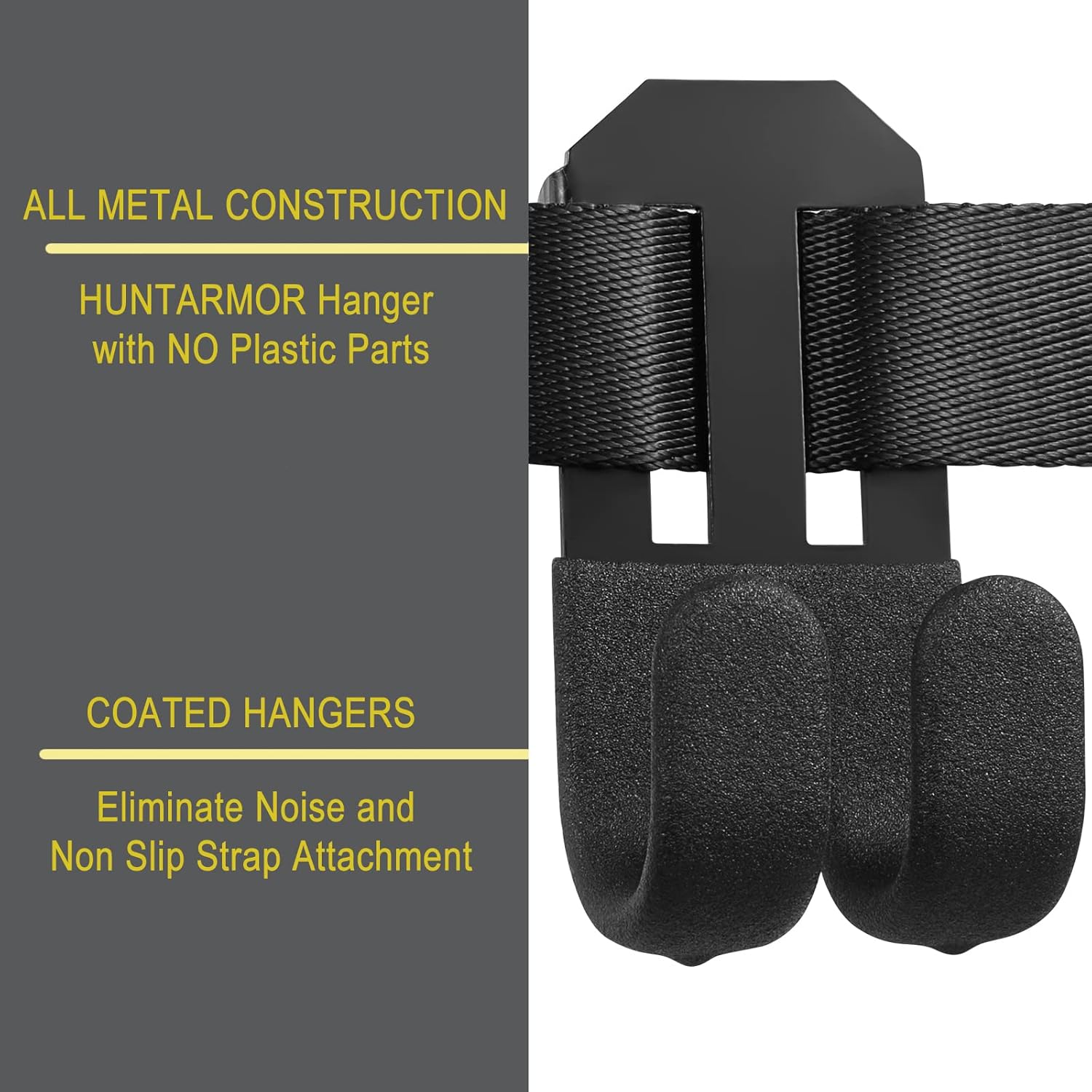 UIIHUNT Treestand Strap Multi-Hook Hangers and Treestand Front Storage Bag, Tree Stand Accessories for Hunting, Treestand Accessories, Tree Stand Accessories