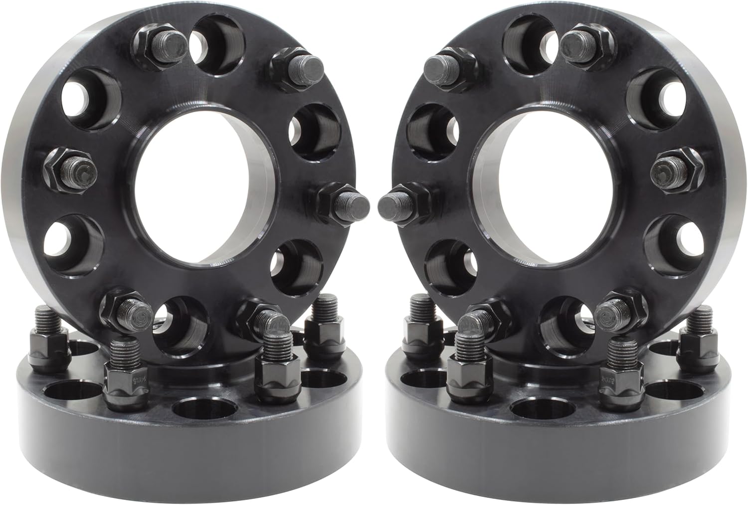 Wheel Accessories Parts 4 Pcs Hub Centric Wheel Spacers 6 on 135mm 1.25 Inch Thick 87.1mm Hub M14x1.5 14x1.5 Thread Stud Fits Adapts Chevy Siverado 1500 and GMC Sierra 1500 Wheels to Ford F150