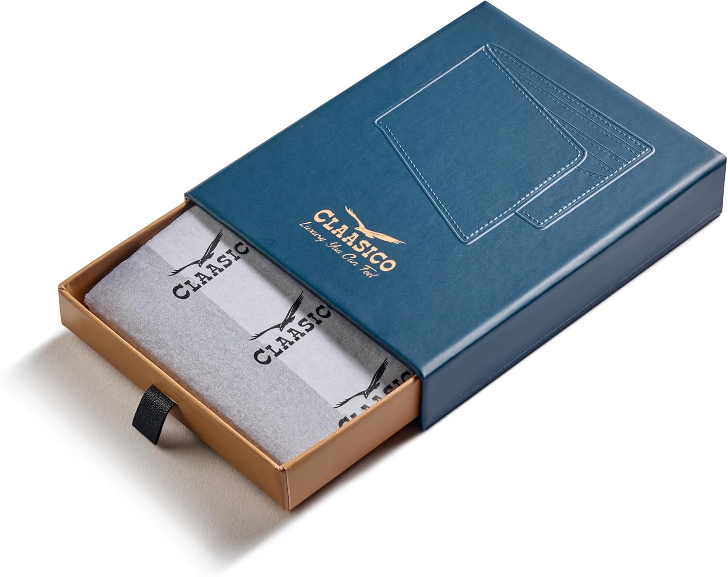 Claasico Men's Leather Bifold Wallet with RFID Blocking & ID Window image 5