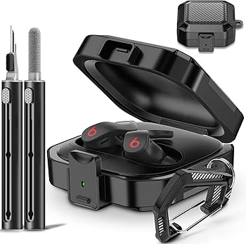 Amazon.com: with Safety Lock Carbon Fiber for Beats Fit Pro Case