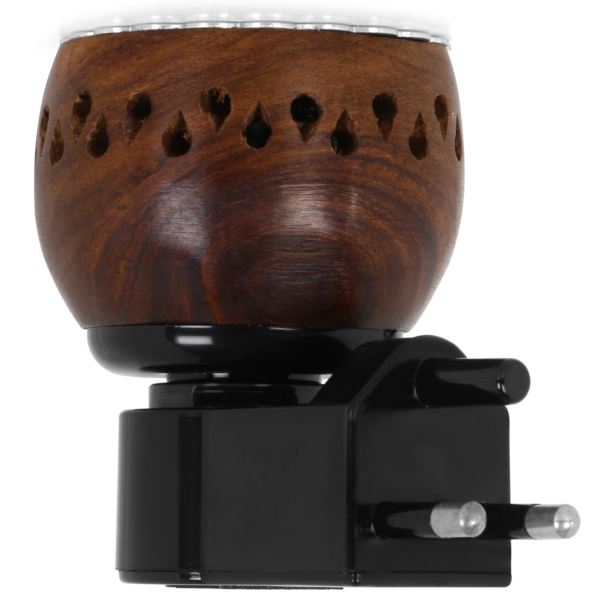 90 Degree Heavy Duty Jali Wooden Electric Camphor Diffuser for Home