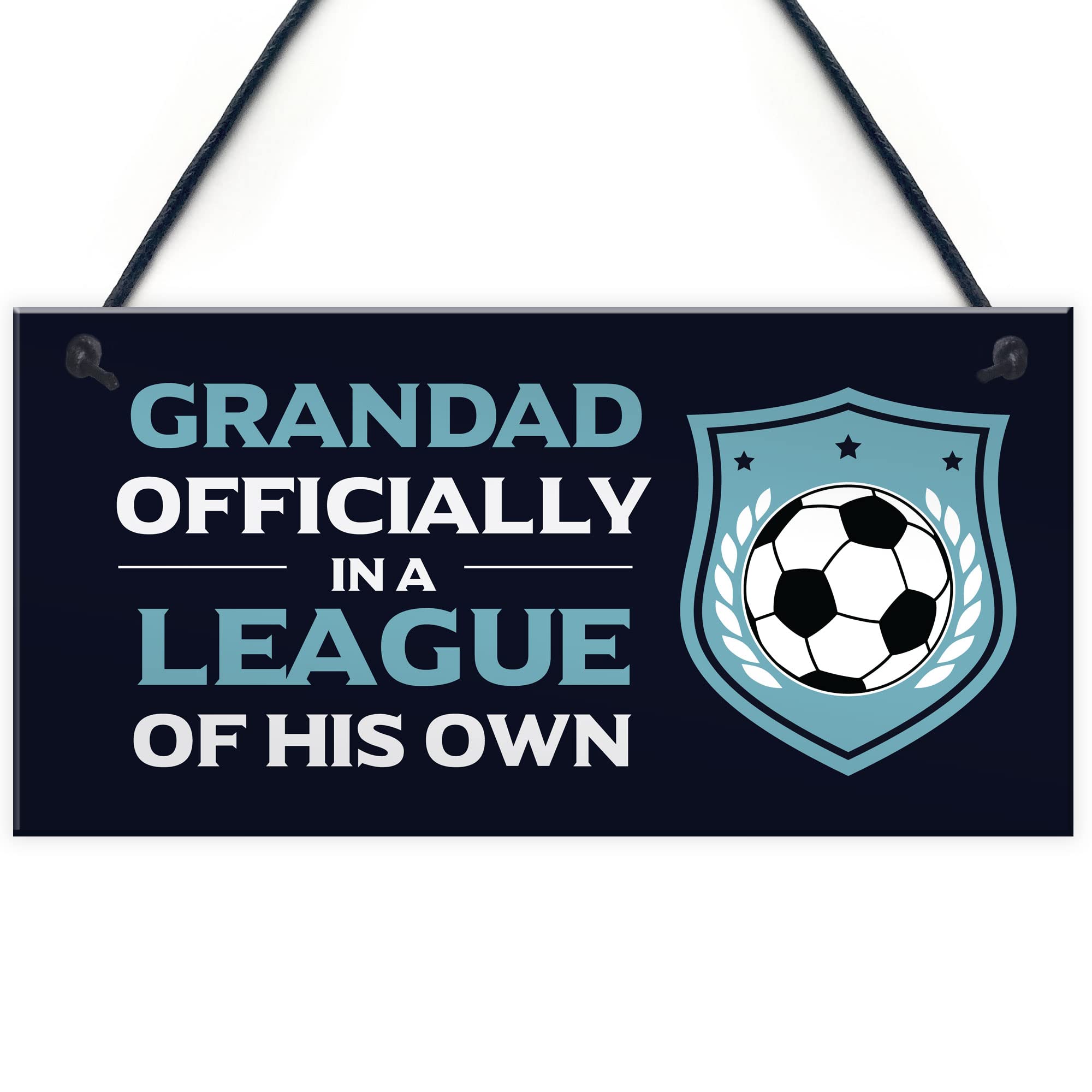 Red Ocean Grandad Gift For Fathers Day Birthday Football Sign Novelty Grandparent Gifts From Granddaughter Grandson Keepsake