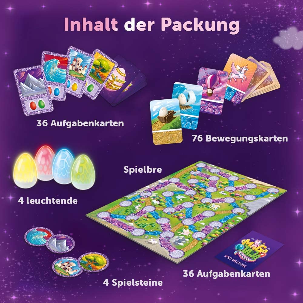 Trefl 02412 Family Board Game, Luminous Electric Eggs and Magnetic Tokens - Image 2