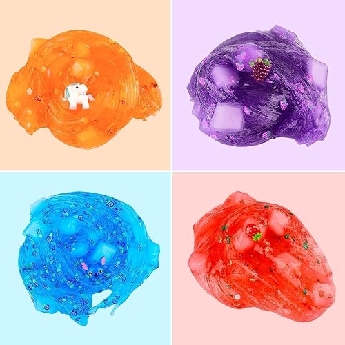 Miniatura 4 de Paquete de 9 cubos de gelatina de limo para fiesta, juegos de cristal transparente crujiente para niñas y niños, regalo de cumpleaños Boba de Pascua