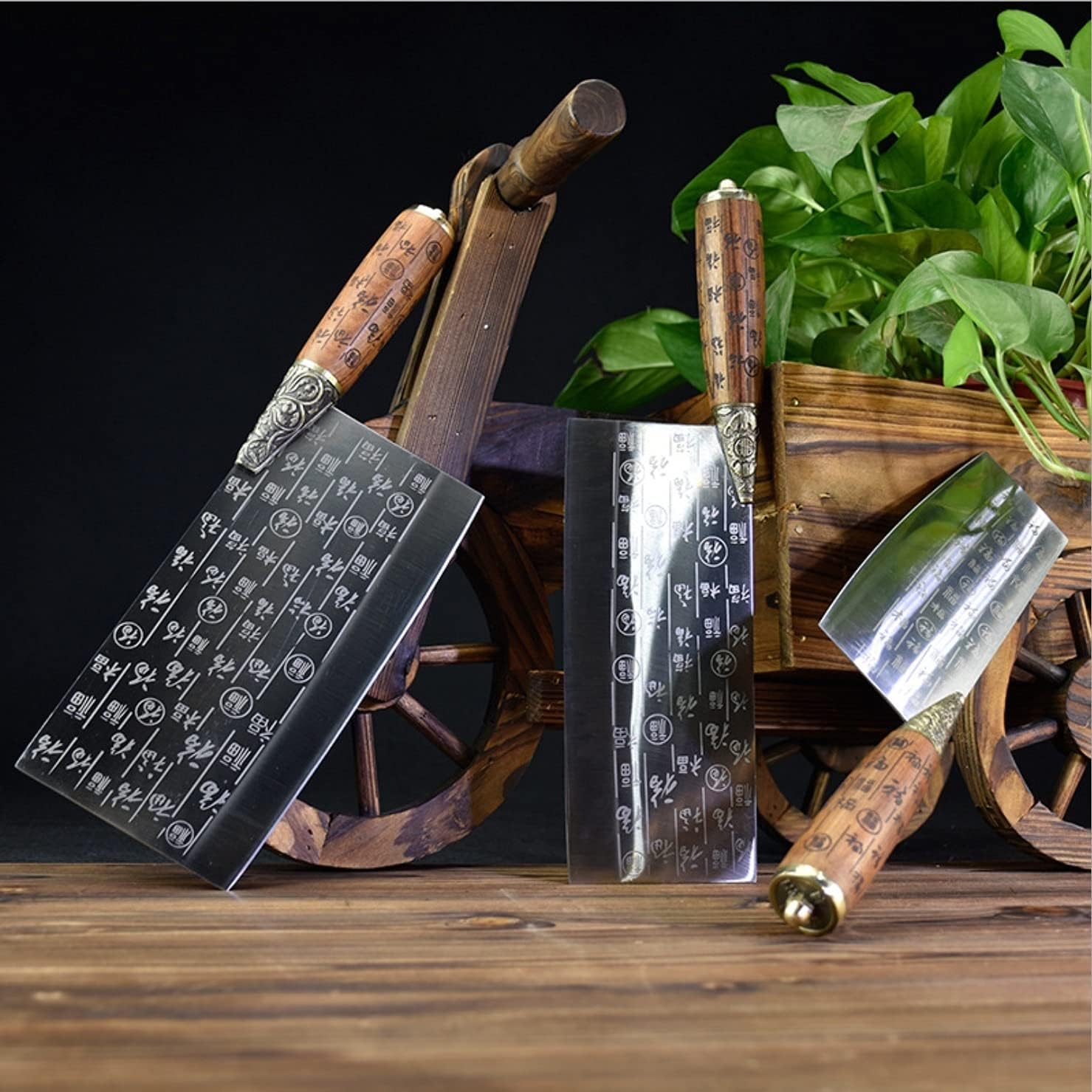DAXXIN Meat Cleaver,Cleaver Knife, Professional full tang kitchen chef knife forged knives fixed chinese meat cleaver cutter Cooking cuisine tools(Chopper knife)