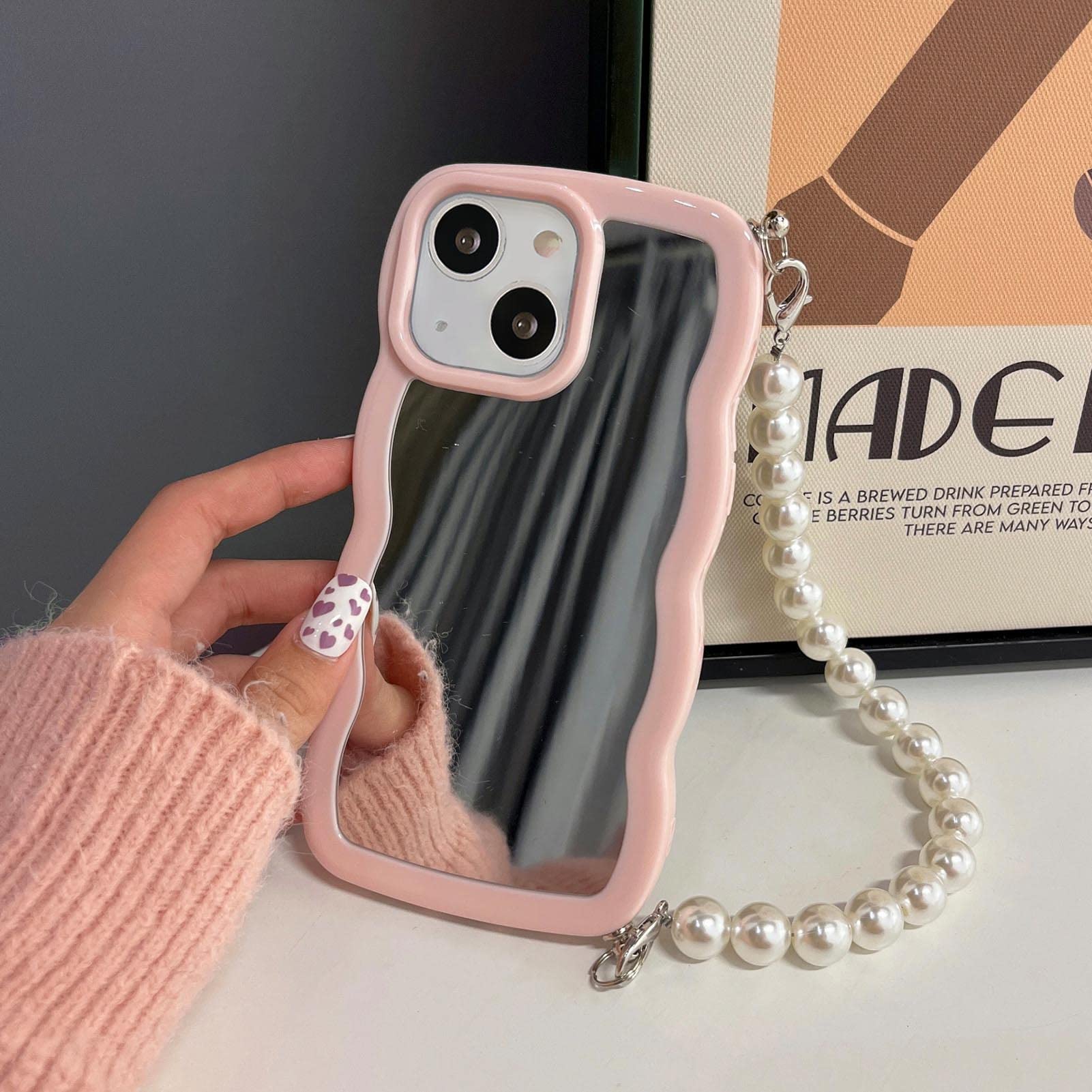 Amazon.com: aaknhen Compatible for iPhone 15 Plus Mirror Case,Cute