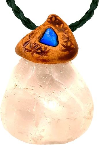 Pendant Chakra Necklace with Genuine Healing Crystal Stone, Crystals Jewelry for Women and Men, Girls, Boys, Handmade with Love, Spiritual Gifts for