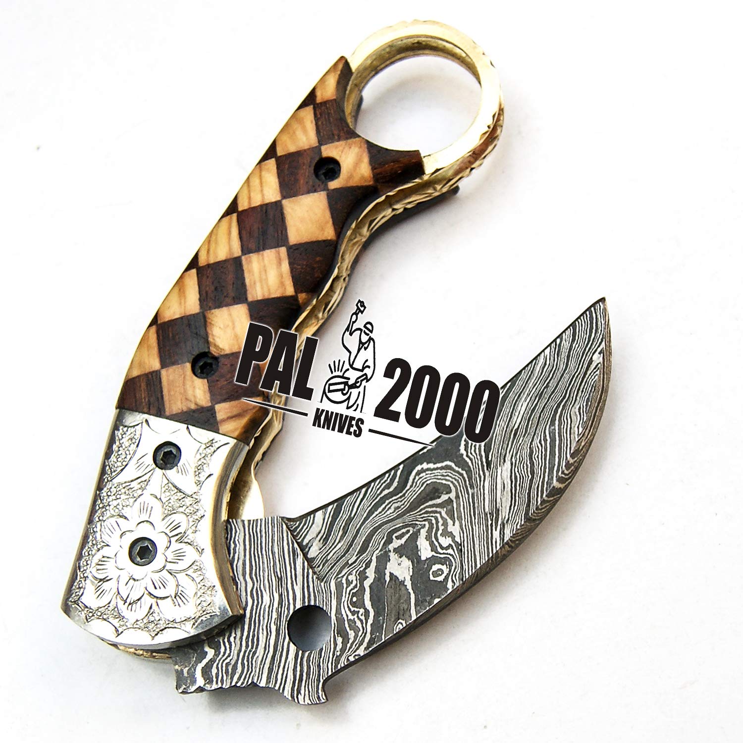 SJPR 9561 Coltello tascabile in acciaio damasco a mano personalizzato con guaina billetta chef da cucina casa giardino da collezione bar da campeggio pieghevole
