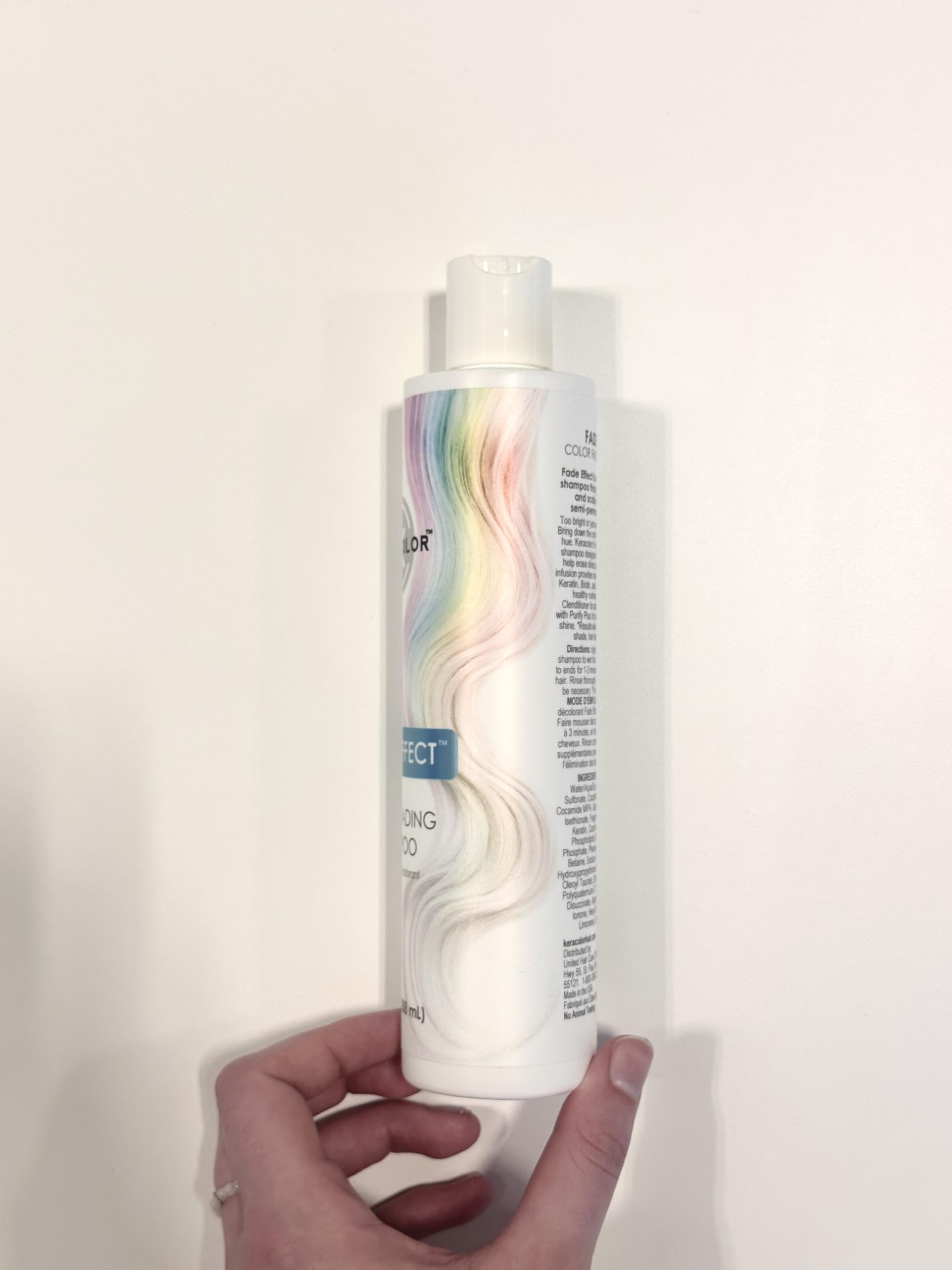 Keracolor Fade Effect Color Fading Shampoo, Gently Reduces Semi-Permanent Hair Color Intensity, 9.75 Fl Oz