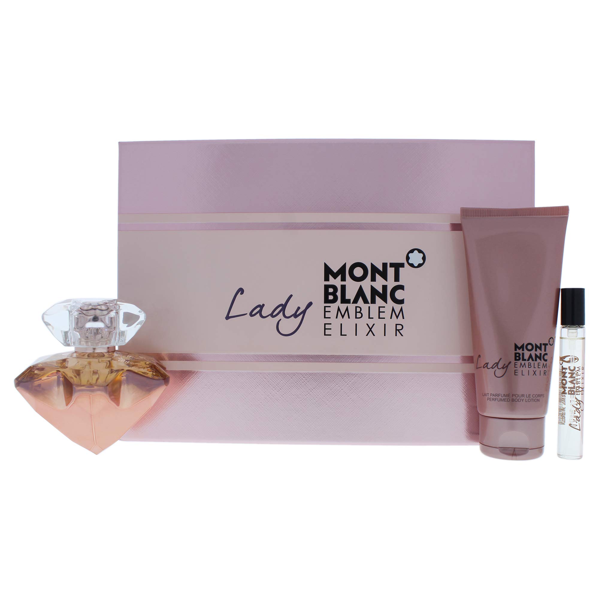 Mont Blanc Emblem Lady Elixir Edp 75Ml + 7.5Ml Mini + 100Ml Bl Set