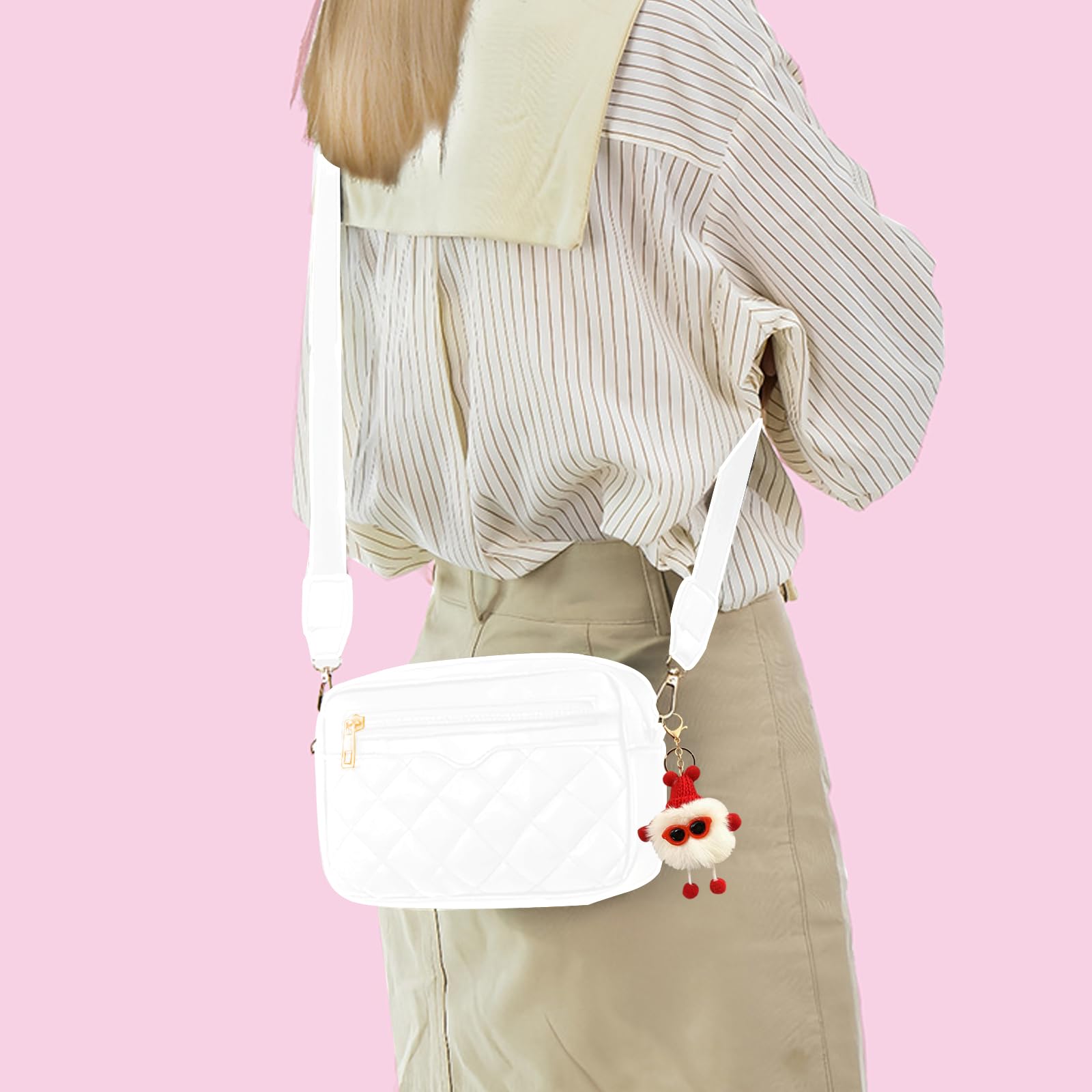 Bolso Bandolera Mujer, Bolso Mujer, Bolsos Cruzados Mujer, Bolsos Bandolera Mujer, Bolso Pequeño Mujer, Bolso Mujer Bandolera para mujer y niña para Compras Viaje,(18 * 13 * 6cm)