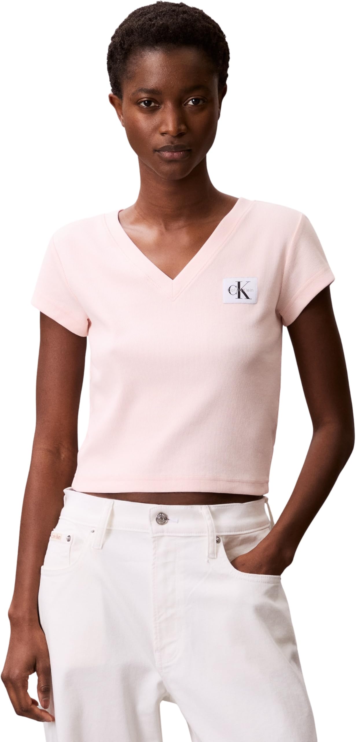 Calvin Klein Damen-T-Shirt Produktbeschreibung