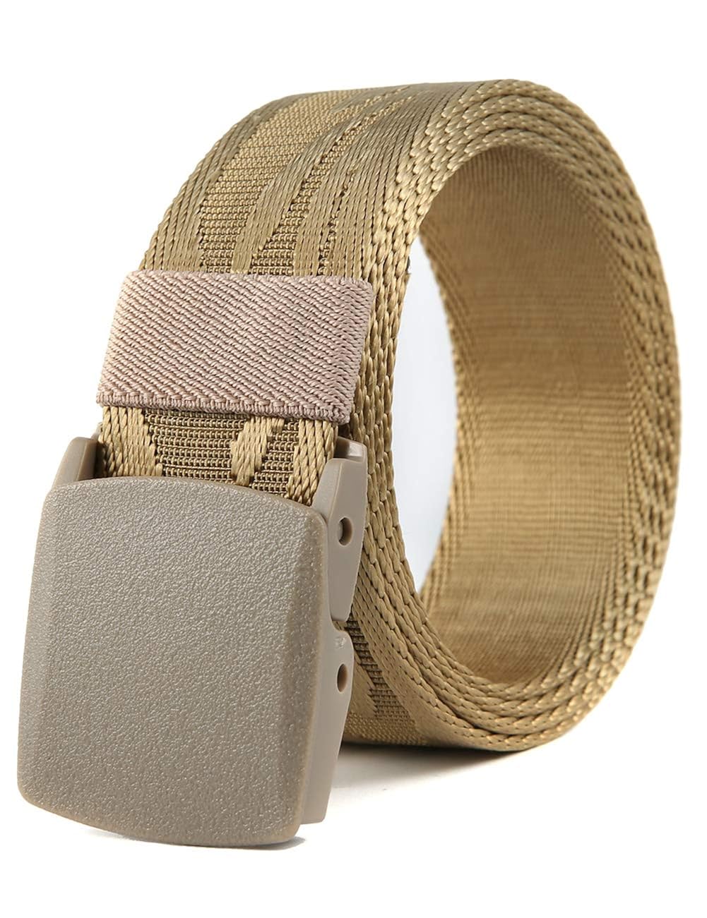 Buy Nylon Military Plastic Men's Belts, No Metal Elastic belt at Amazon.in