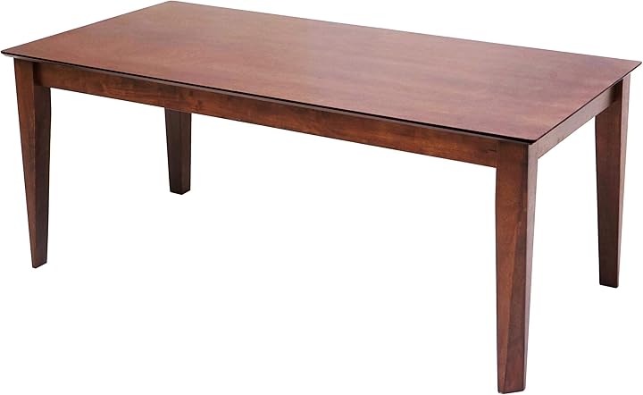 Tavolo da pranzo rettangolare hwc-g64 mdf legno massello gomma 180x90cm 71816 Mendler Tavolo da pranzo rettangolare hwc-g64 mdf legno massello gomma 180x90cm 71816 Mendler