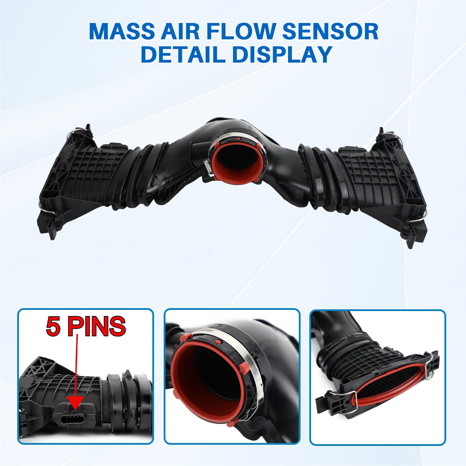 Tubo di aspirazione dell'aria Tubo di aspirazione turbo motore a 5 pin compatibile con CDI Classe C W203 W204 S203 S204 CLS C218 C219 Classe E W211 S211, sostituzione per A6420902242
