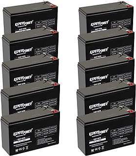ExpertPower 12v 7ah Rechargeable Sealed Lead Acid Battery || EXP1270|| Replaces APC Back-UPS ES 550 VA (10 Pack)