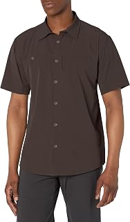 Mens Flagstaff Outdoor Technical Shirt, Short Sleeves, Outdoor Concealed Carry Clothing for CCW, Hiking, Athletic Fit